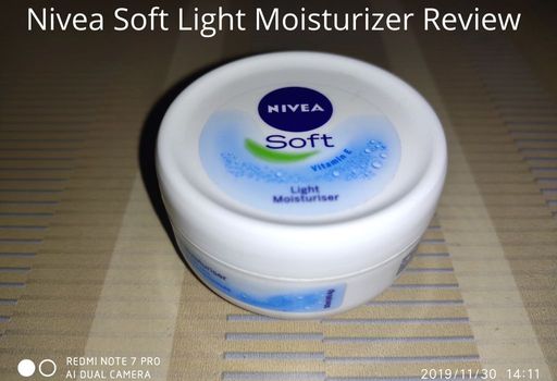 Nivea soft light moisturizer review