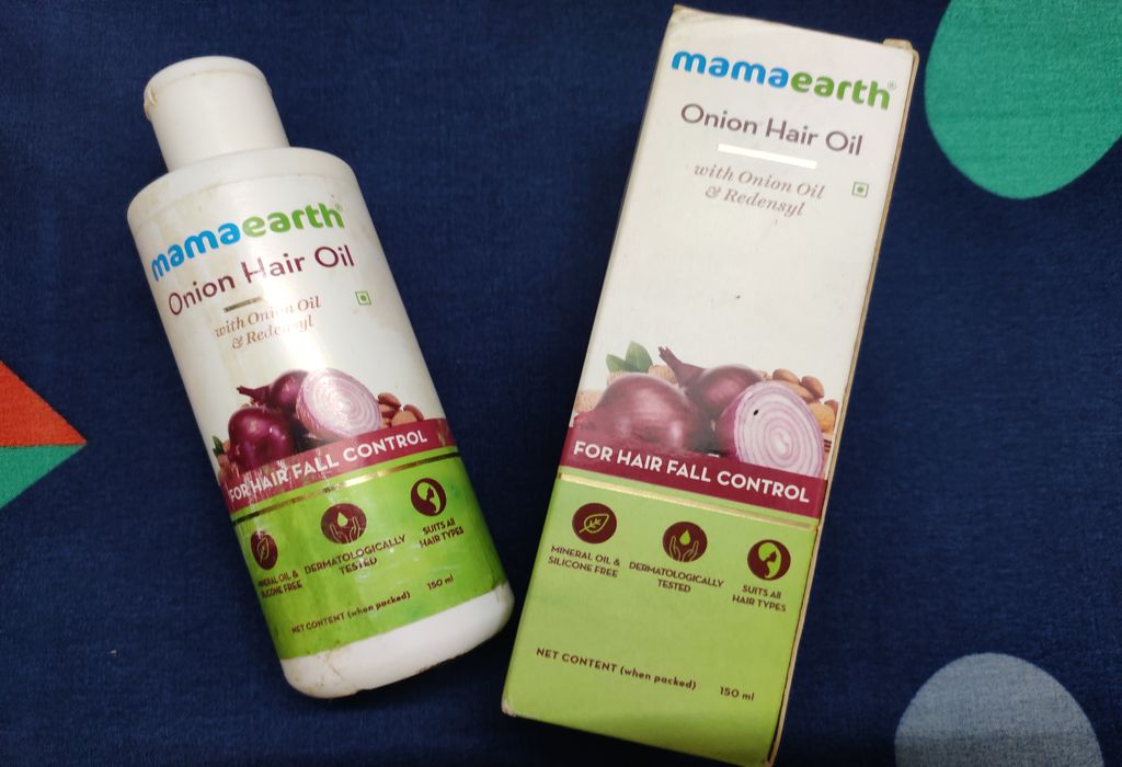 mama earth hair oil